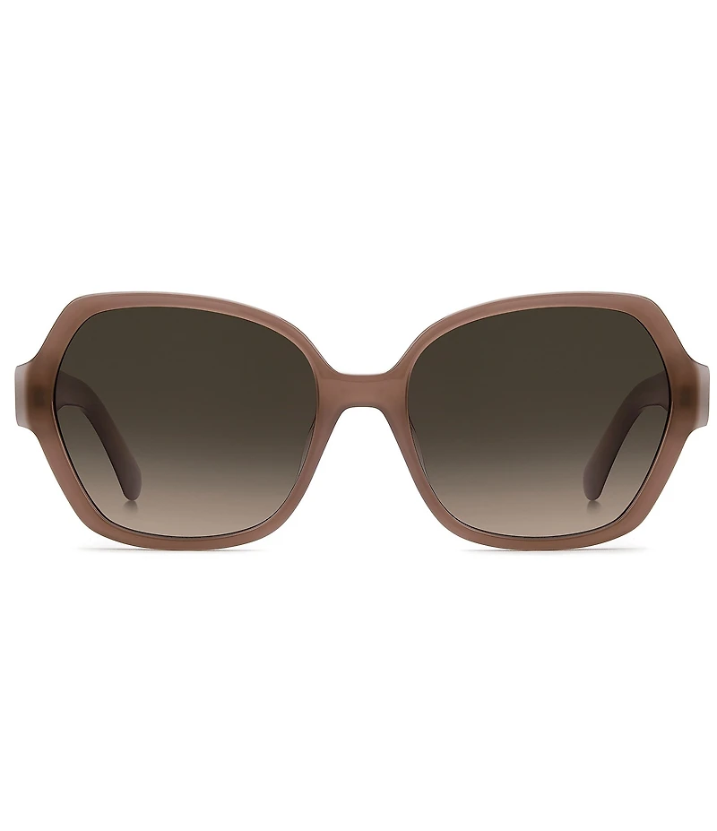 kate spade new york Women's Layne 57mm Square Sunglasses