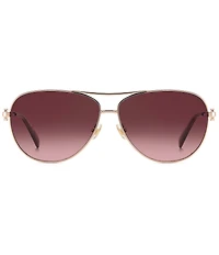 kate spade new york Women's MELLY 2/G/S 60mm Aviator Sunglasses