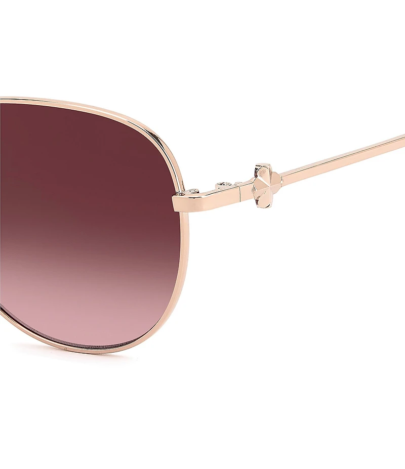 kate spade new york Women's MELLY 2/G/S 60mm Aviator Sunglasses