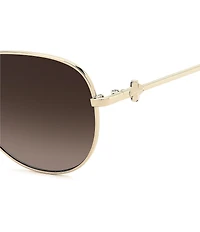 kate spade new york Women's MELLY 2/G/S 60mm Aviator Sunglasses