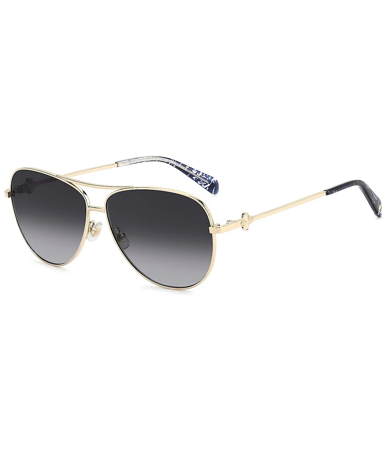 kate spade new york Women's MELLY 2/G/S 60mm Aviator Sunglasses