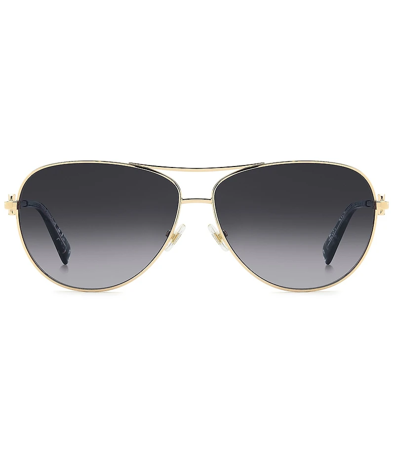 kate spade new york Women's MELLY 2/G/S 60mm Aviator Sunglasses