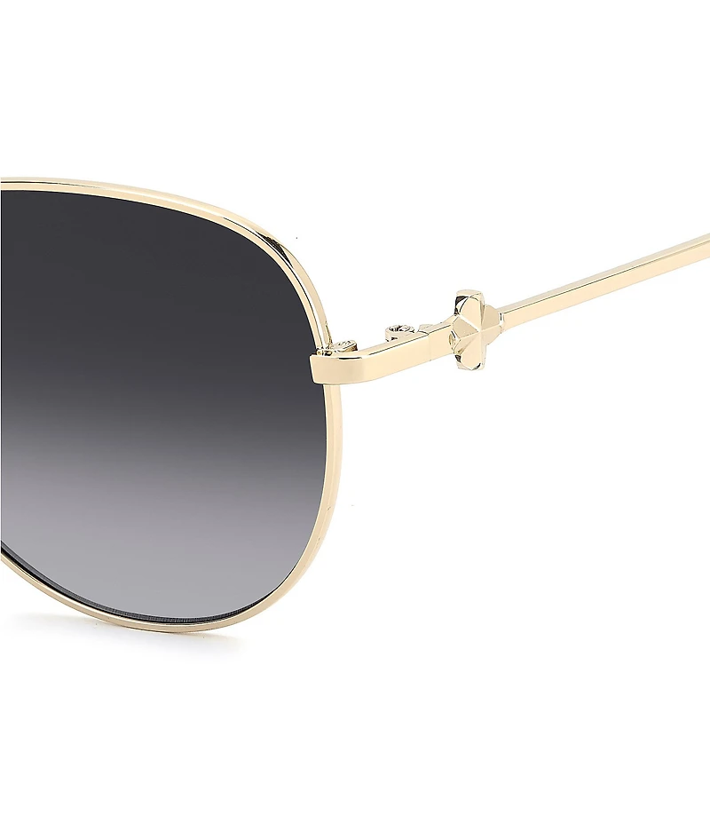 kate spade new york Women's MELLY 2/G/S 60mm Aviator Sunglasses