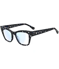 kate spade new york Women's Myno 50mm Mutli Cat Eye Reader Glasses