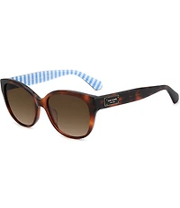 kate spade new york Women's Ninna 55mm Round Sunglasses