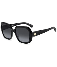 kate spade new york Women's Norina 57mm Square Sunglasses