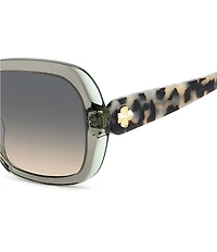 kate spade new york Women's Norina 57mm Square Sunglasses
