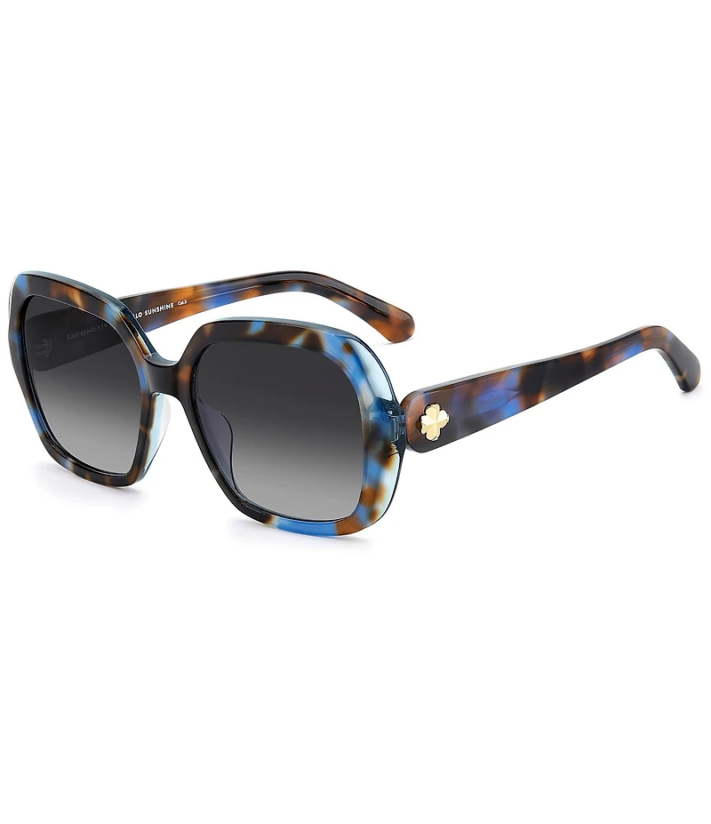kate spade new york Women's Norina 57mm Square Sunglasses