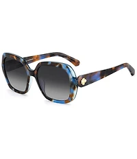 kate spade new york Women's Norina 57mm Square Sunglasses