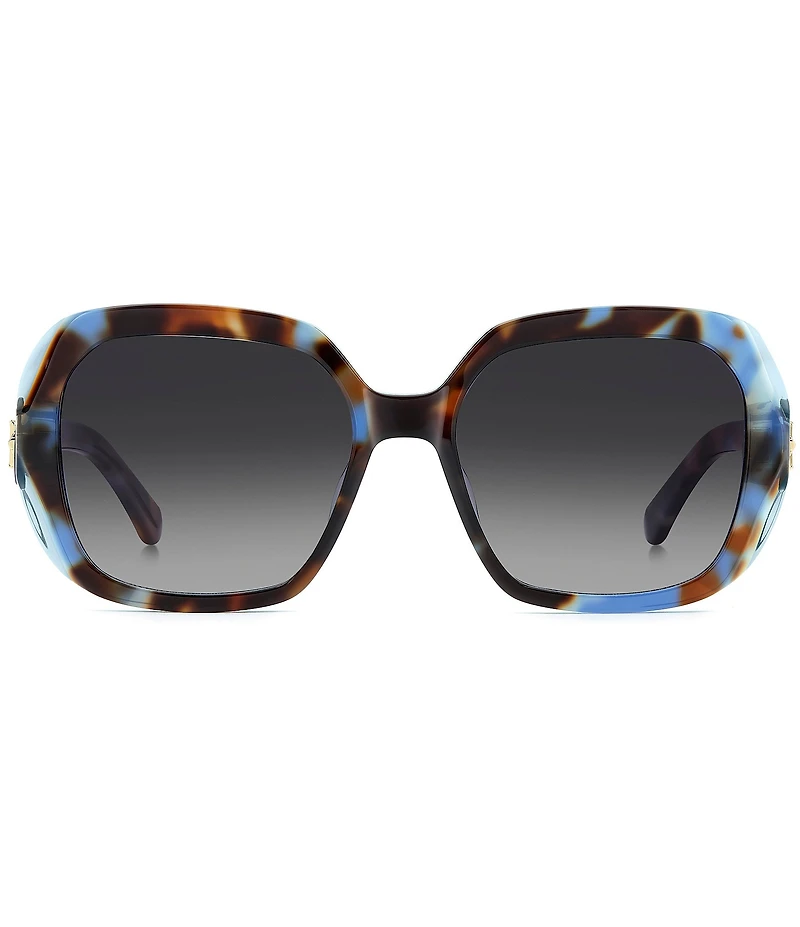 kate spade new york Women's Norina 57mm Square Sunglasses