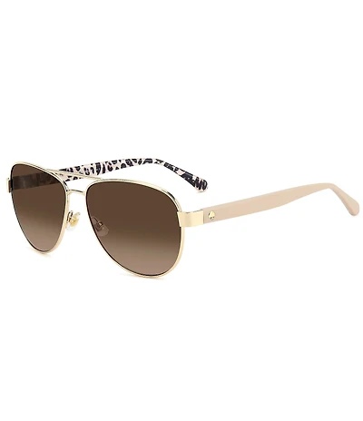 kate spade new york Women's Polina 2/G/S 61mm Aviator Sunglasses