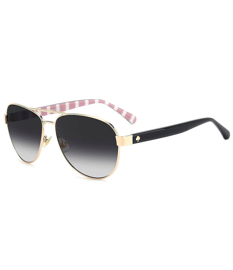kate spade new york Women's Polina 2/G/S 61mm Aviator Sunglasses