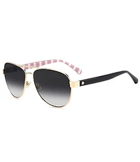 kate spade new york Women's Polina 2/G/S 61mm Aviator Sunglasses