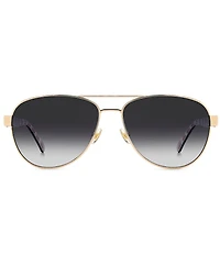 kate spade new york Women's Polina 2/G/S 61mm Aviator Sunglasses