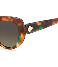 kate spade new york Women's RANA 2/S 53mm Polarized Cat Eye Sunglasses
