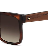 kate spade new york Women's SHIRA 2/G/S 56mm Square Sunglasses