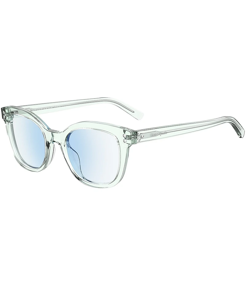 kate spade new york Women's Taneabb 48mm Square Blue Light Reader Glasses