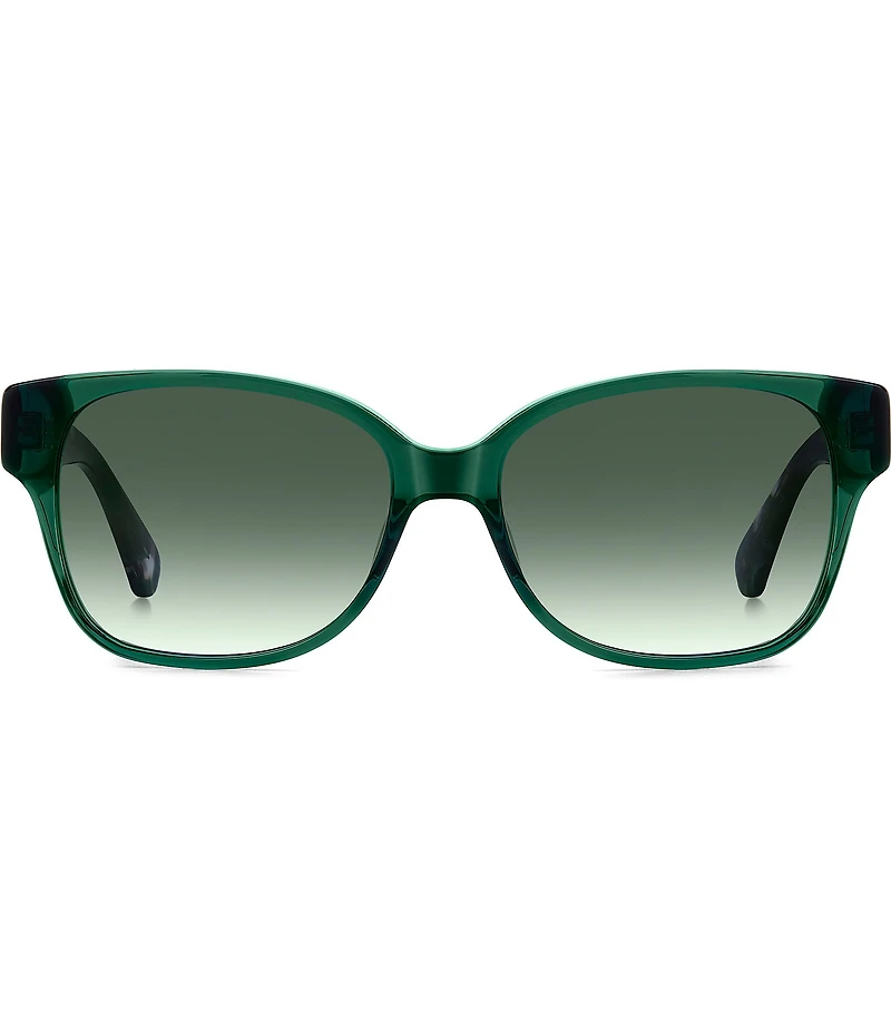 kate spade new york Women's Trulee Marble Temple 55mm Square Sunglasses