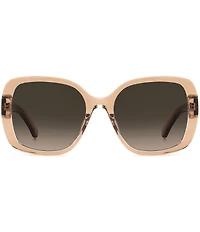 kate spade new york Women's Wenona 2/G/S 56mm Square Sunglasses