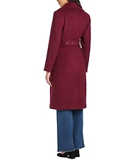 kate spade new york Wool Cashmere Notch Collar Belted Trench Coat