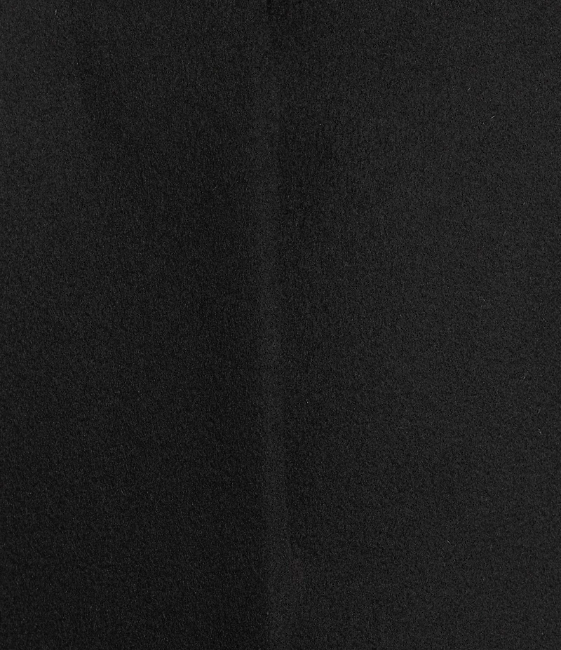 Katherine Kelly Pure Wool Hidden Snap Tulip Collar Coat