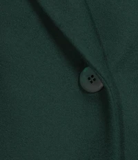 Katherine Kelly Pure Wool Notch Collar Double Breasted Button Front Coat