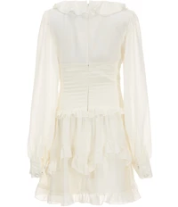 Katie J NYC Delphie Long Sleeve Tutu-Skirted Dress