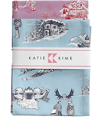 Katie Kime Apres Ski Toile Tea Towel Set