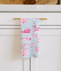 Katie Kime California Toile Tea Towel Set