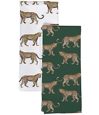 Katie Kime Cheetahs Tea Towel Set