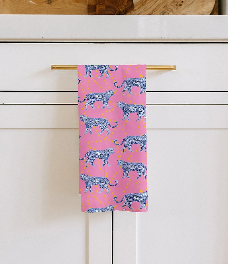 Katie Kime Cosmic Cheetah Tea Towel Set