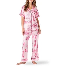 Katie Kime Dallas Toile Woven Pant Pajama Set