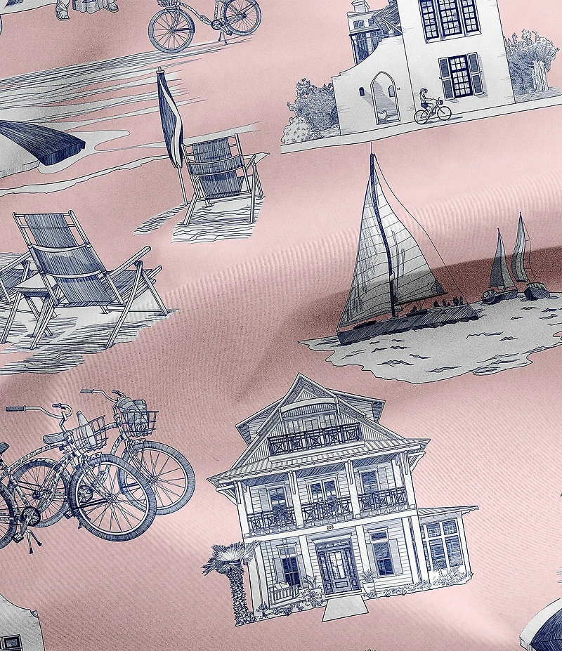 Katie Kime Florida Toile Tea Towel Set
