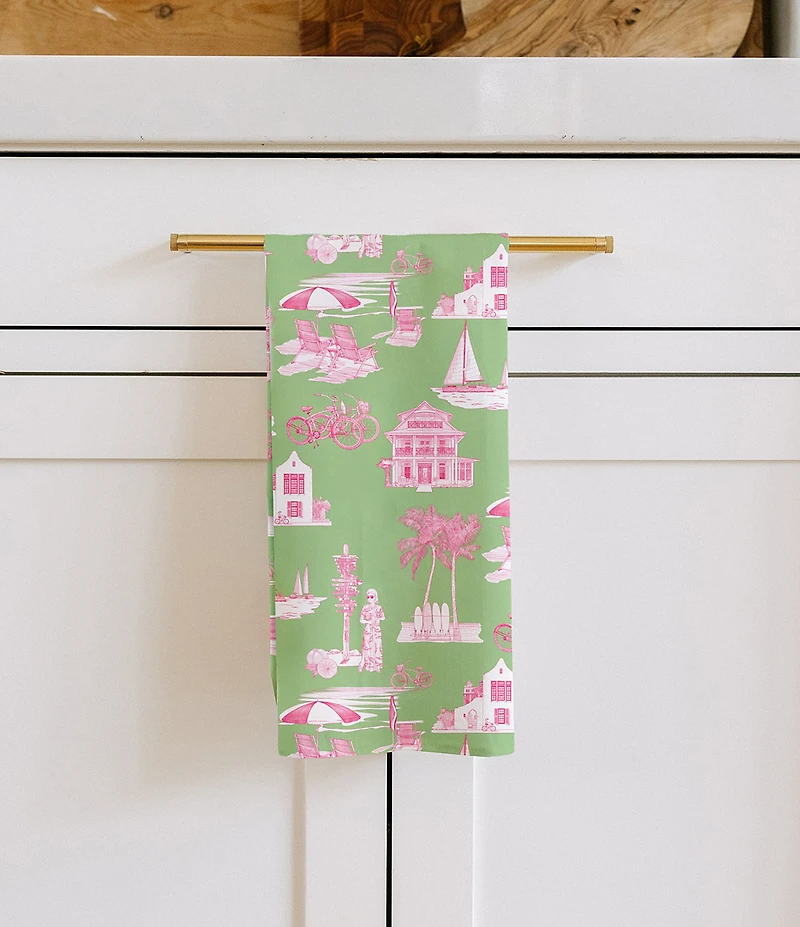 Katie Kime Florida Toile Tea Towel Set