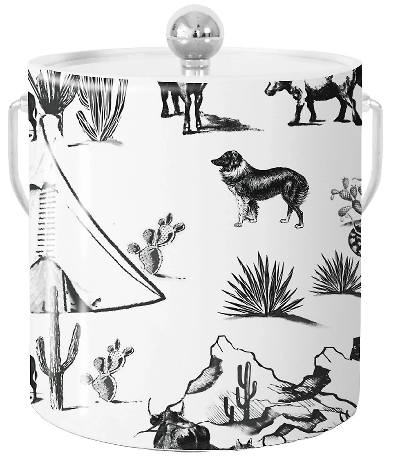 Katie Kime Marfa Toile Insulated Ice Bucket