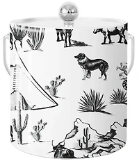 Katie Kime Marfa Toile Insulated Ice Bucket