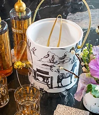 Katie Kime Marfa Toile Insulated Ice Bucket