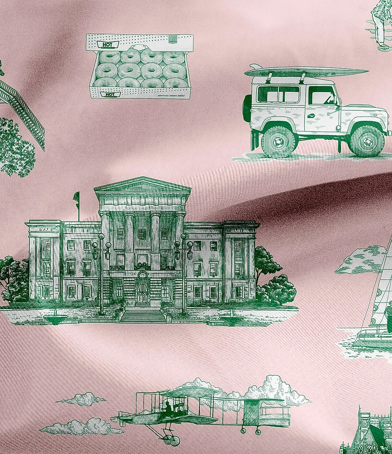 Katie Kime North Carolina Toile Tea Towel Set