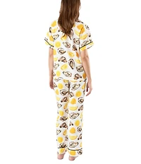 Katie Kime World Is Your Oyster Woven Pajama Pant Set