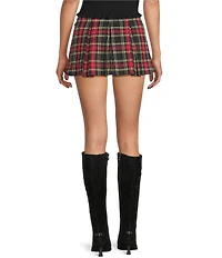 KatieJNYC Axel Mini Plaid Skirt