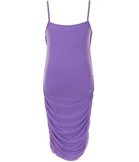 KatieJNYC Big Girls Abby Mesh Ruched Bodycon Dress