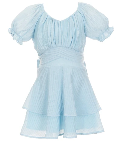 KatieJNYC Big Girls Delilah Short Sleeve Fit & Flare Dress