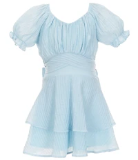 KatieJNYC Big Girls Delilah Short Sleeve Fit & Flare Dress
