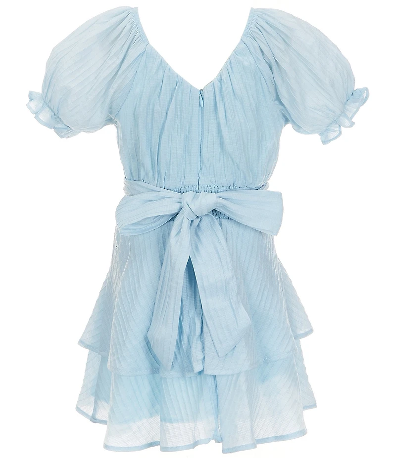 KatieJNYC Big Girls Delilah Short Sleeve Fit & Flare Dress