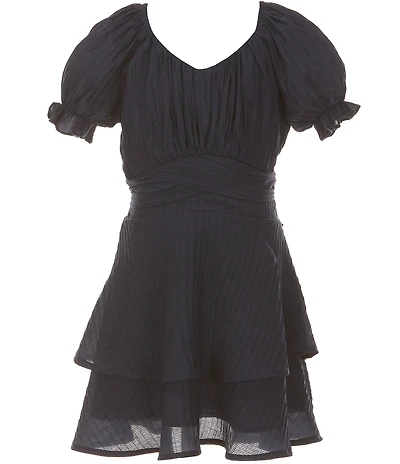 KatieJNYC Big Girls Delilah Short Sleeve Fit & Flare Dress