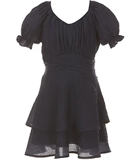 KatieJNYC Big Girls Delilah Short Sleeve Fit & Flare Dress