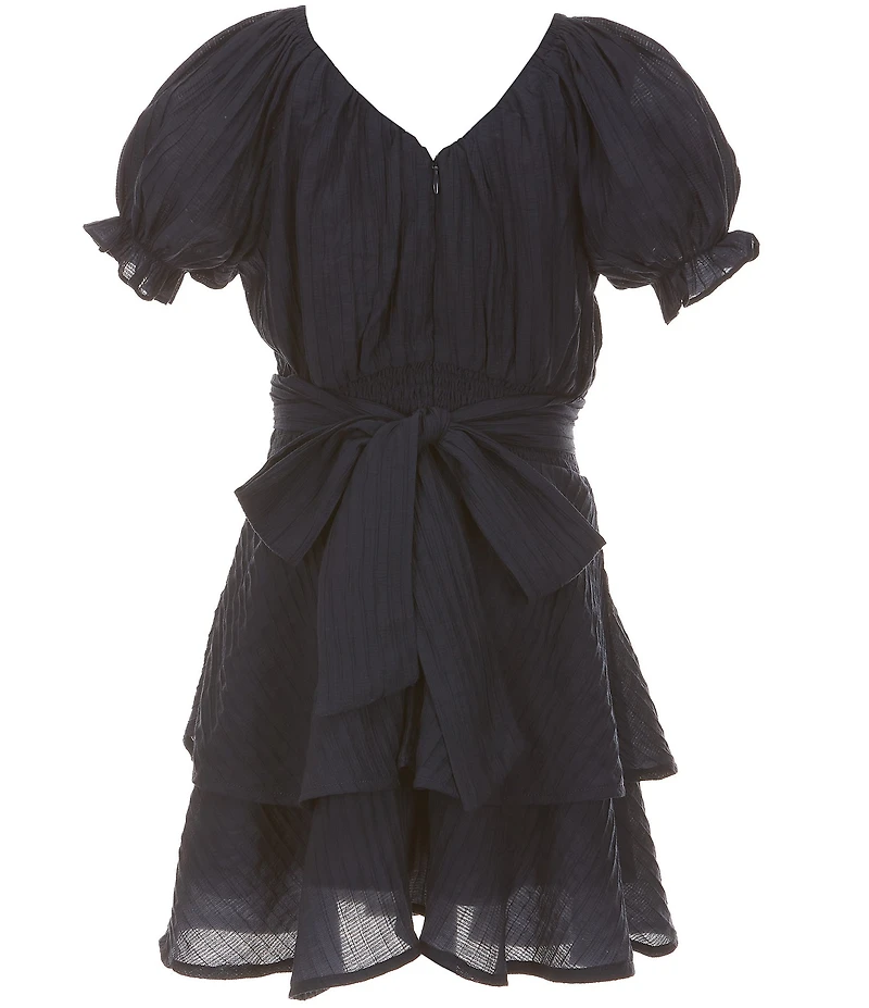 KatieJNYC Big Girls Delilah Short Sleeve Fit & Flare Dress