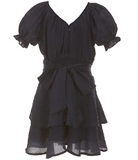 KatieJNYC Big Girls Delilah Short Sleeve Fit & Flare Dress