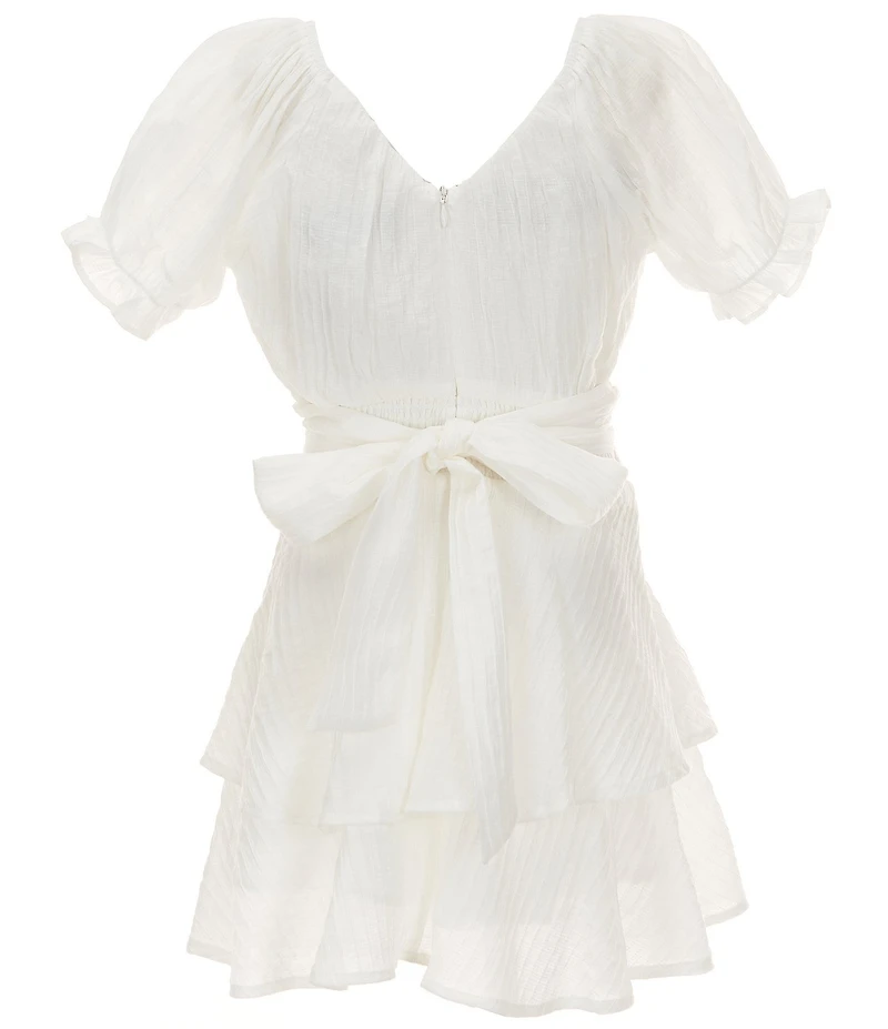 KatieJNYC Big Girls Delilah Short Sleeve Fit & Flare Dress