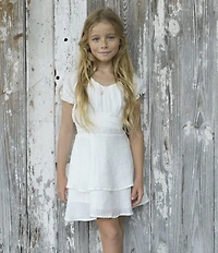 KatieJNYC Big Girls Delilah Short Sleeve Fit & Flare Dress